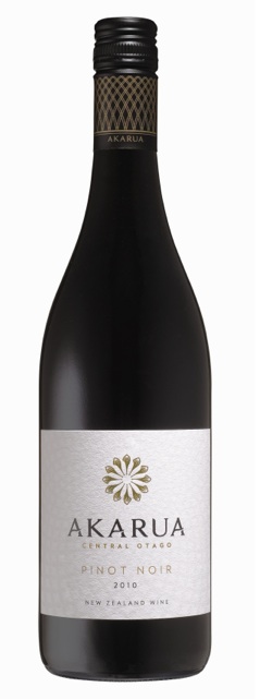 Bottle shot of Akarua Pinot Noir 2010